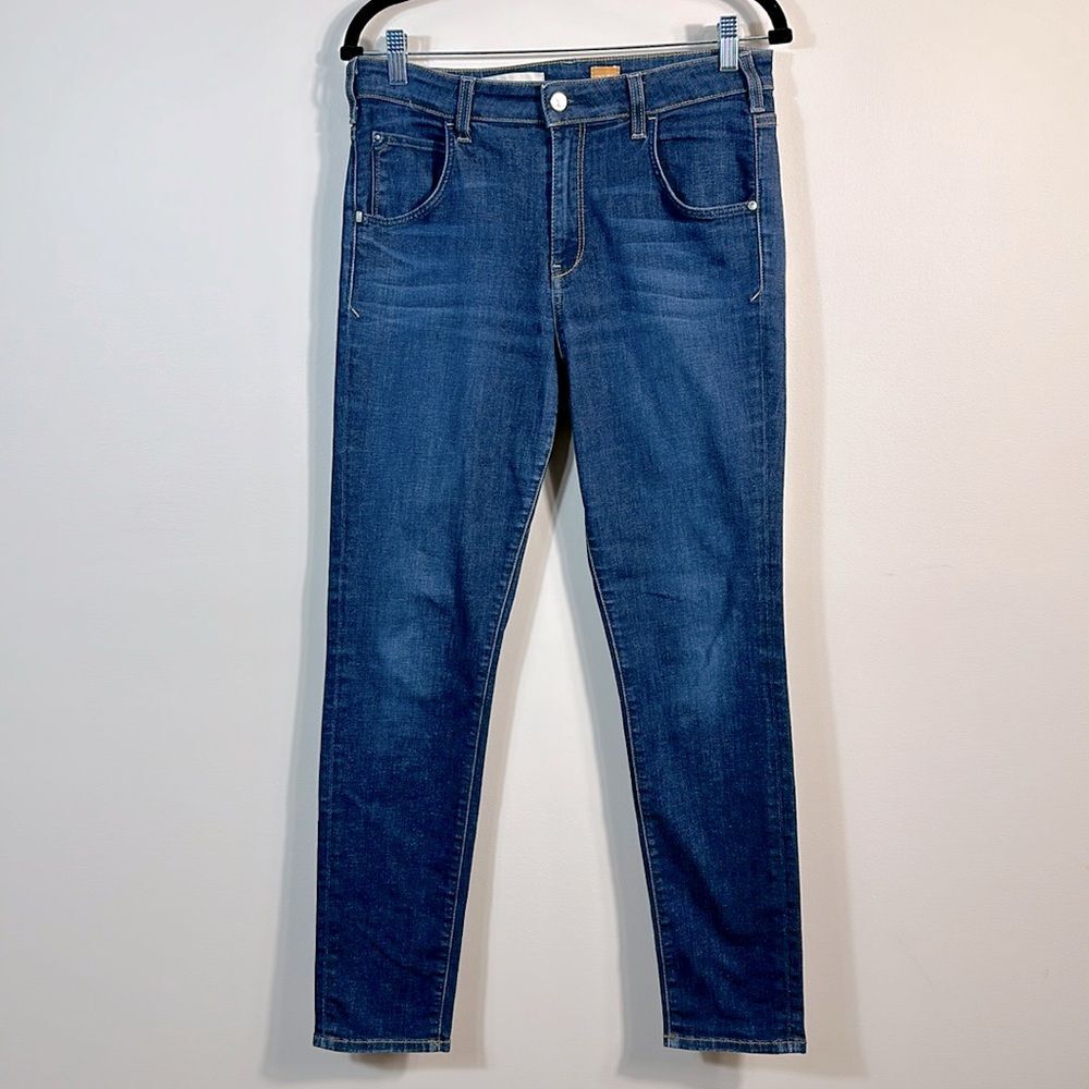 Pilcro Superscript High Rise Blue Denim Jeans Women Size 31